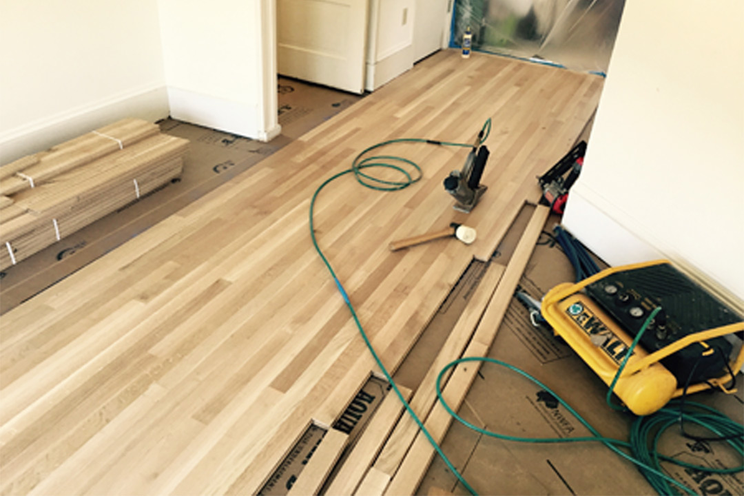 Hardwood Floor Install 2