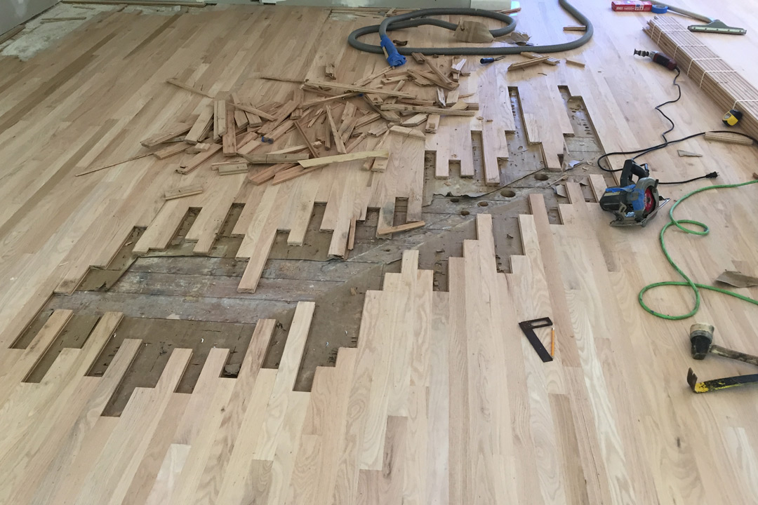 Hardwood Floor Repair Weave In 2 Portland Oregon Wood Tiger Floors